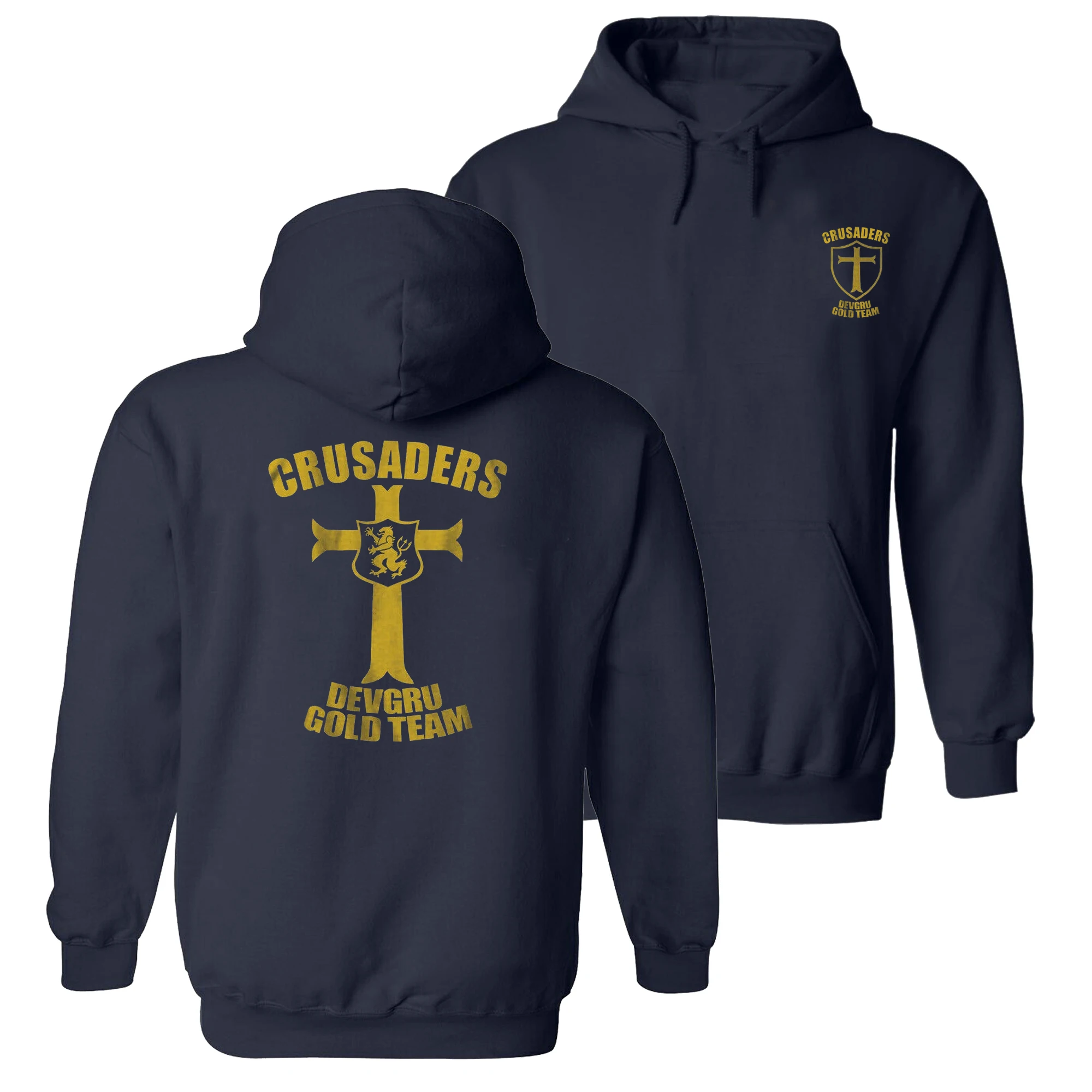 Naval Seals NSWDG Gold Team Crusaders Special Force Pullover Hoodie New 100% Cotton Casual Mens Sweatshirts Fashion Streetwear