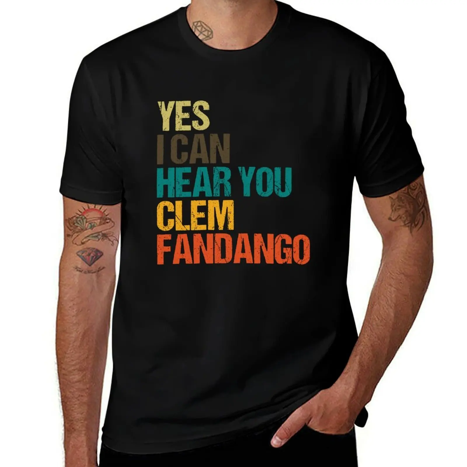 

graphic for I shirt cotton Clem Yes t Retro 100% t Vintage You Can shirts man tshirt man T-Shirt Fandango Hear cotton