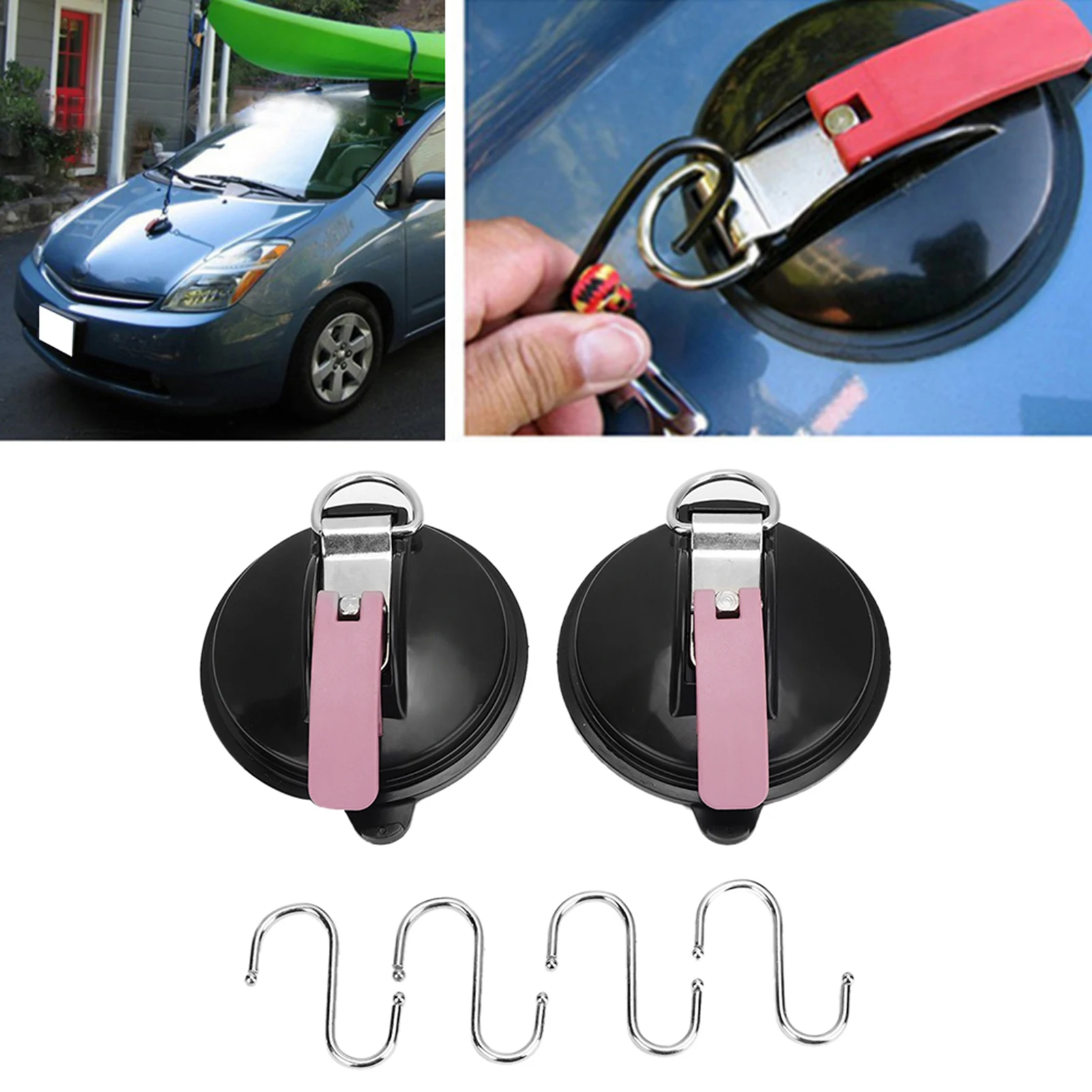 

Multi Function Car Suction Cup Tensioning Sucker with S shaped Hook Tensioner