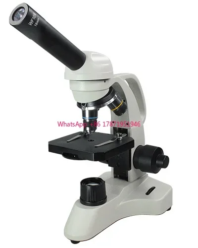 PH35- 640X Students Easy Use Portable Optics Microscope Monocular Biological Microscope with LED Light