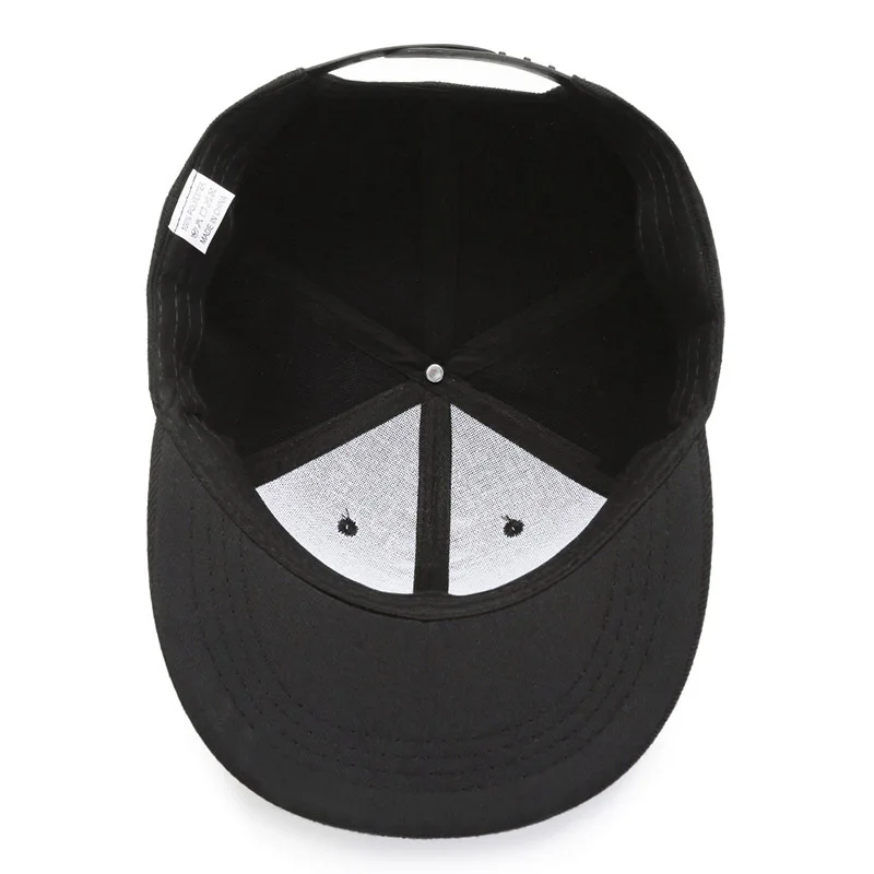 Cheap Diy Custom logo embroidery baseball cap Flat Unisex Men Women Solid Adjustable Snapback hat with Logo Letter