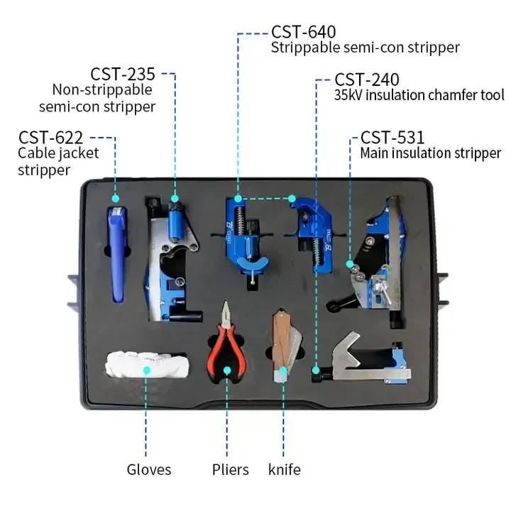 FL-135 10- 35kV Cable Peeling Cable Stripper Layer Preparation Tool