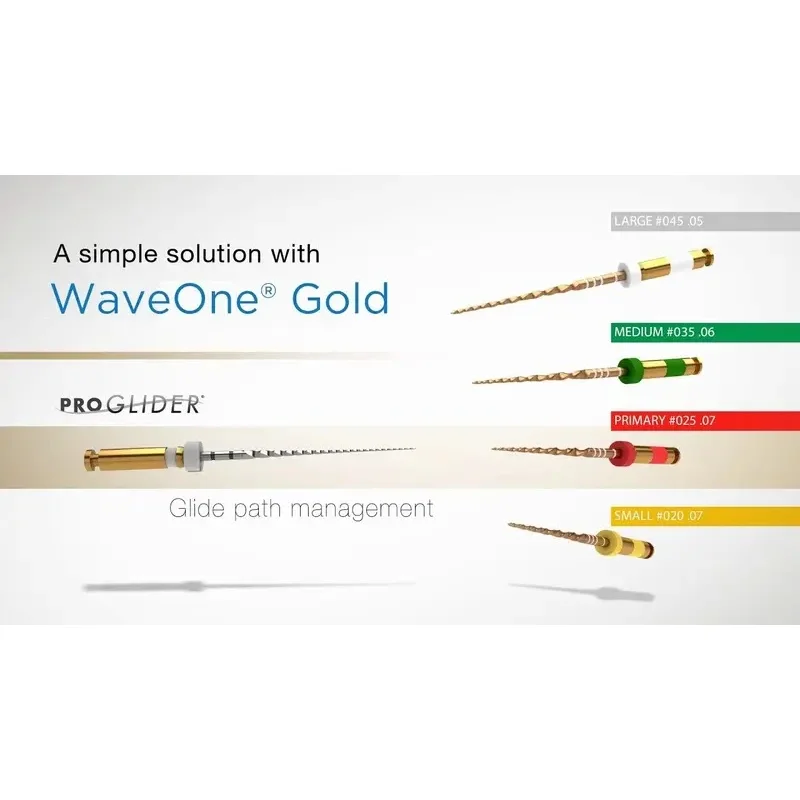 1PKS Small Large 21mm 25mm 31mm Dental Rotary Wave One Gold Files Endodontic File Root Canal Primary