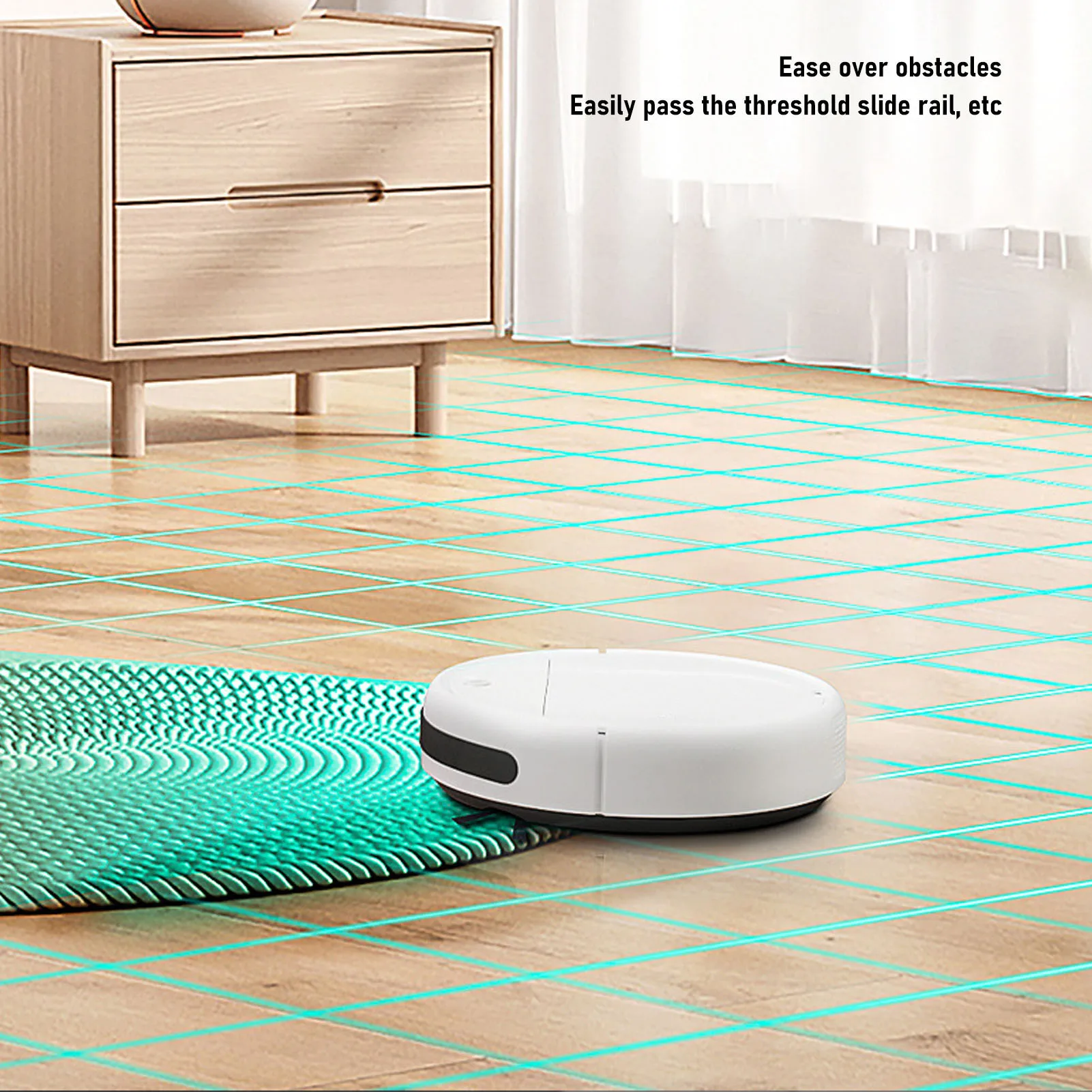 مكنسة كهربائية روبوتية S30 لتجنب العوائق الذكية، شفط قوي منخفض الضوضاء لشعر الحيوانات الأليفة والأرضيات الصلبة #3