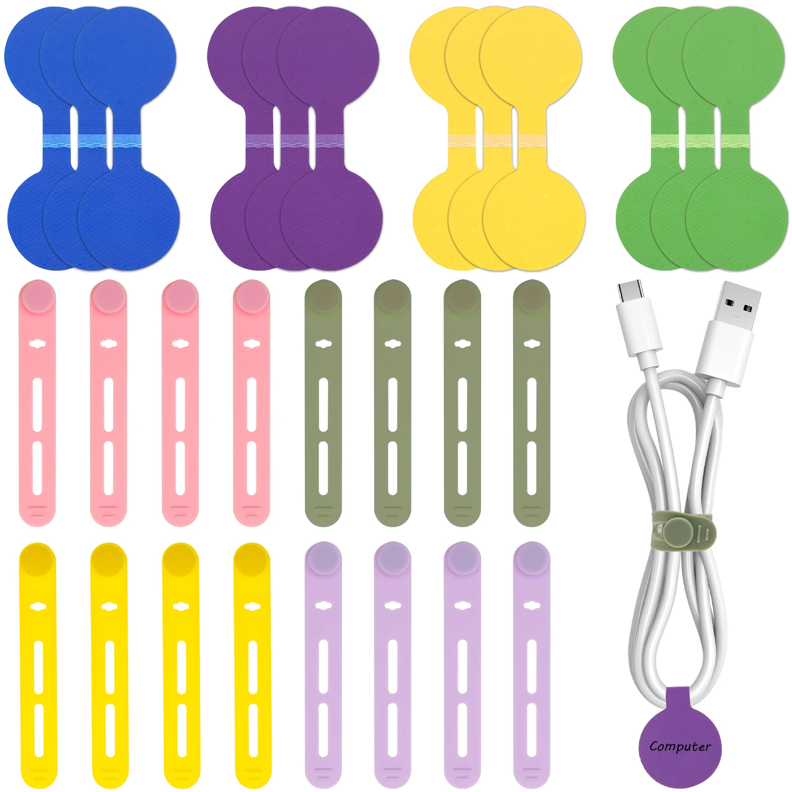 Bulk charger-cord identifier pack