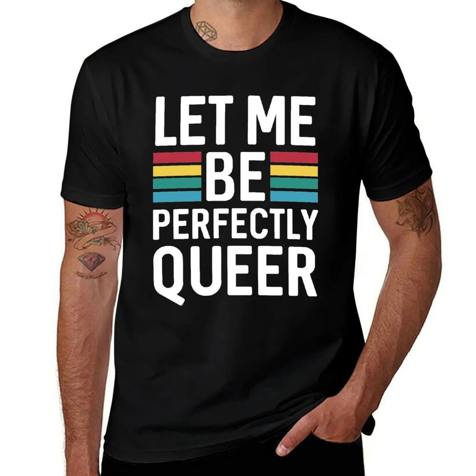 

Let me be perfectly queer T-Shirt Big and Tall Short Sleeve Tee