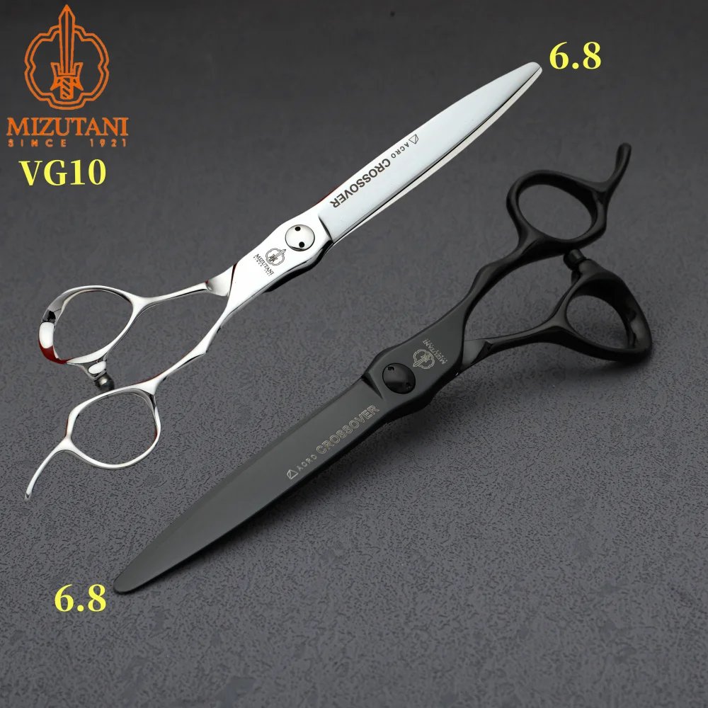 

Mizutani Professional Barber Scissors Teeth on both sides Multi-purpose hair thinning scissors10%-50% vg10 5.5-6-6.8-7inch