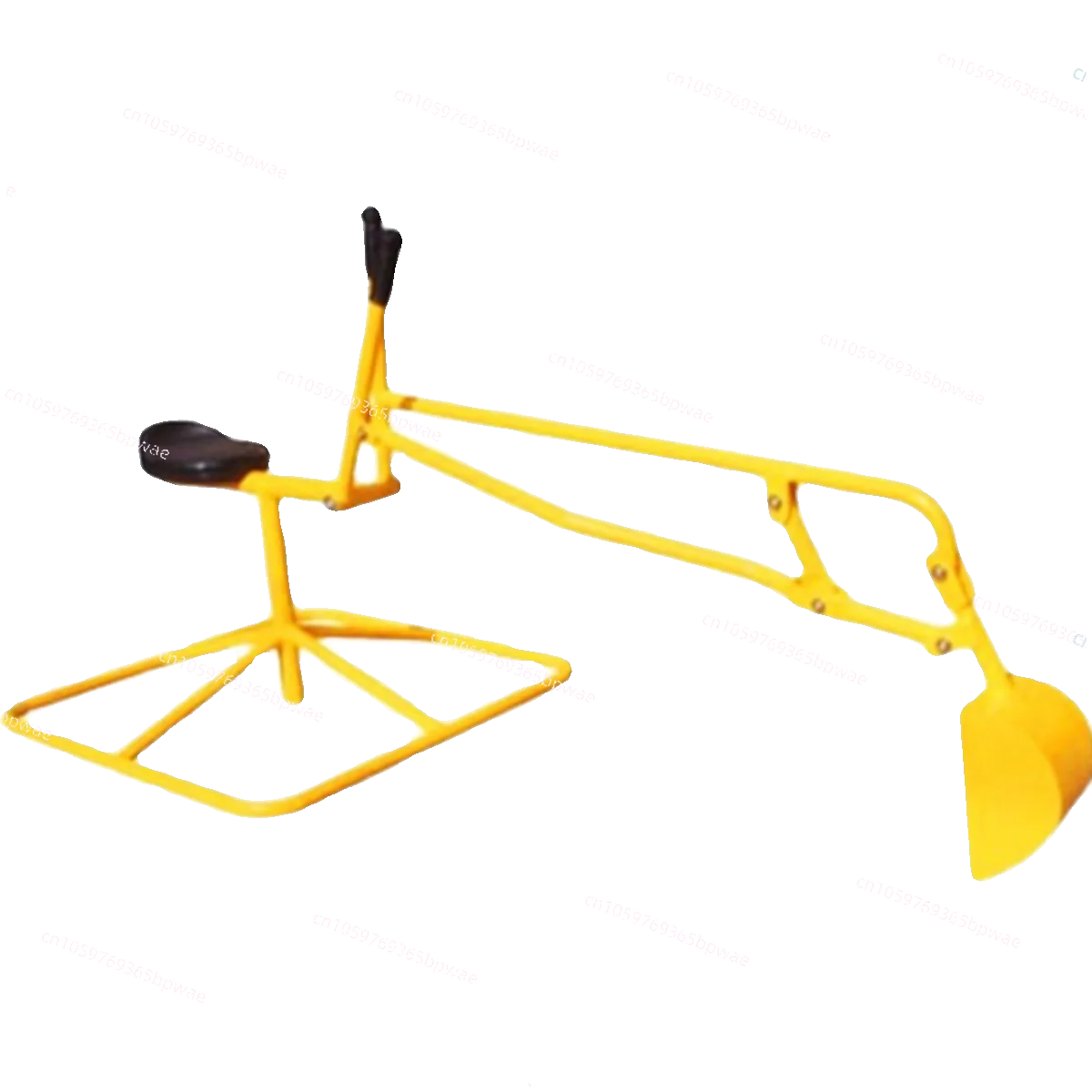Kids Manual Ride On Excavator Toy Children Sand Digging Cart Beach Sand Pool Play Toy For Kindergarten Playground