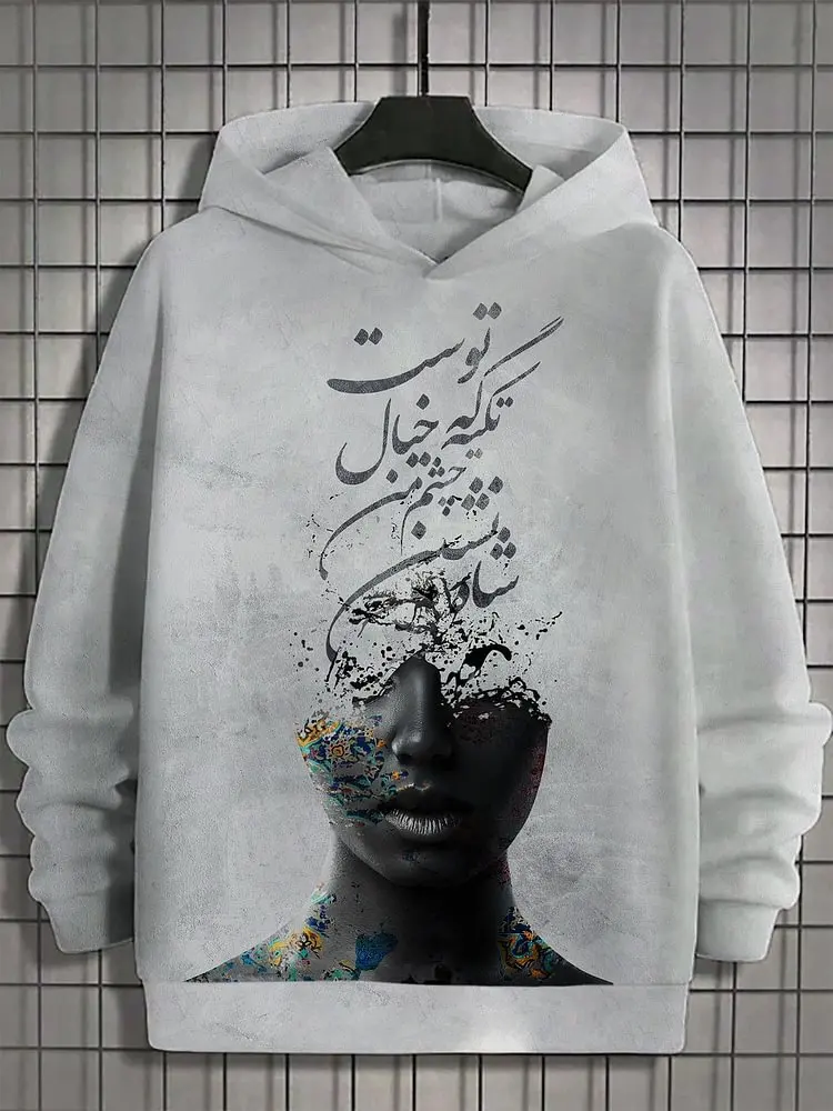 2024 New Autumn And Winter Men\'s Hoodies Japanese Harajuku Fashion Casual Sports Hoodies Anime Patterns Autumn And Winter
