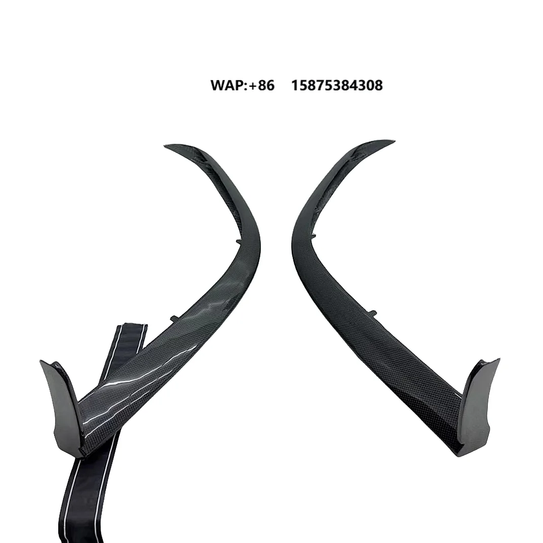 New Arrival Dry Carbon Fiber OME Style Bodykit for 296GTB Car Accessories Bumper Lip Side Skirts Diffuser Spoiers