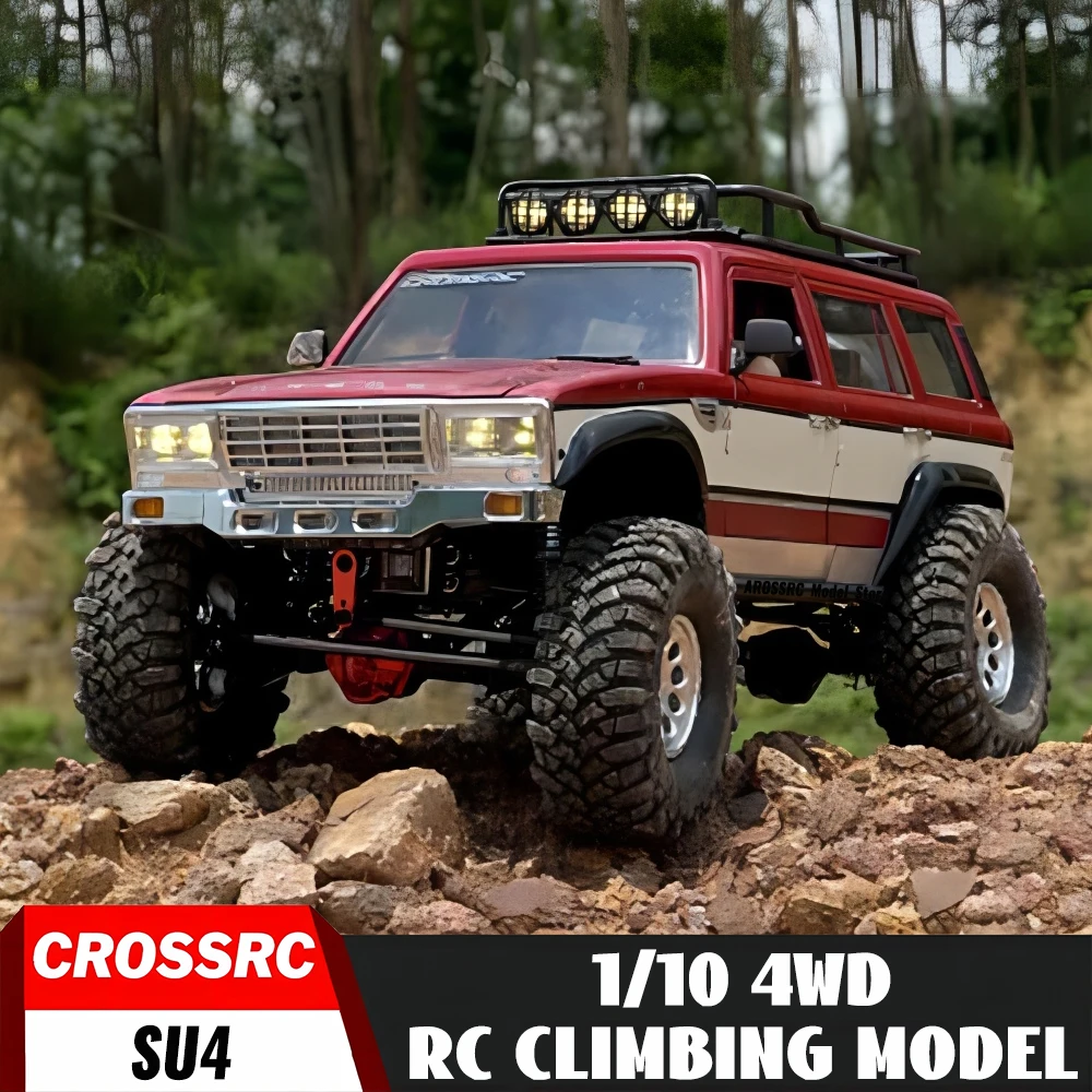 CROSSRC SU4 4WD 4X4 KIT 1/10 RC Electric Remote Control Model Car Crawler Adult Children\'s Toys simulation Model