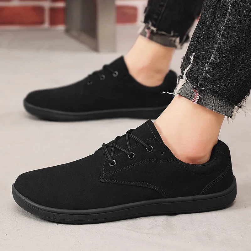 

Men Low Help Walking Shoes Autumn New Fashion Vintage Outdoor Casual Shoes Lightweight Comfortable Lace Up Soft Sole Flats