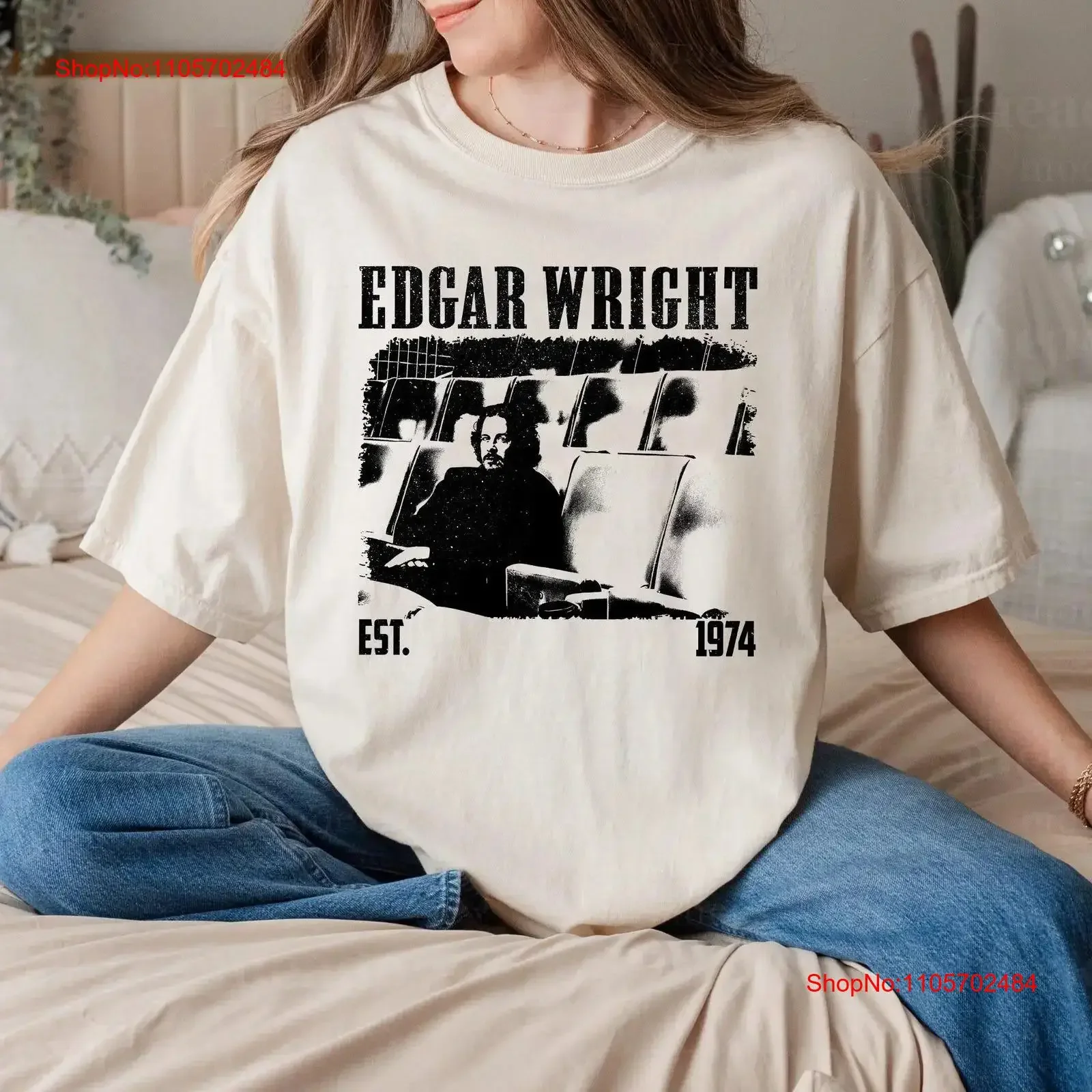 Edgar WrighT T Shirt Film Vintage Retro Classic s for him Christmas vintage Washed Casual homme fashion Top For Everyday Wear