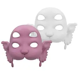 Halloween 3D Printing Masque Crying Cosplay Spooky Masque for Halloween Creates Festive Atmosphere Gag Joke Toys Headwear