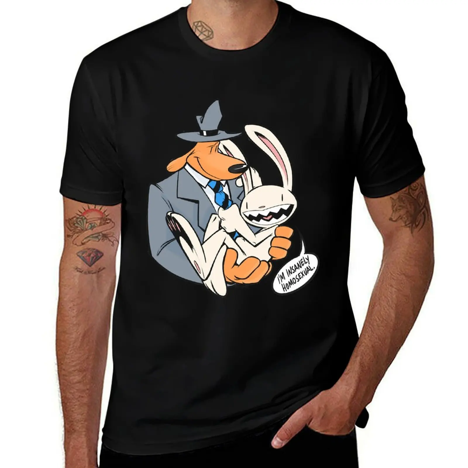 

Occupiers Of A Universe Sam And Max Typical Fictional Characters Insanely Gay Carl Cox T-Shirt