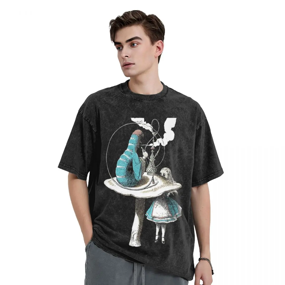 

Alice wants a toke T-Shirt boys animal print oversized customs design your own graphic tee shirt t shirts for men cotton