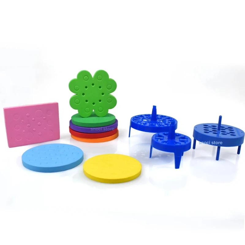 

Laboratory Rack for 0.2ml 2ml 1.5ml 15ml 50ml Centrifuge Pipe Test Tube Plastic/foam Water Bath Float Floating Storage Tray 2pcs