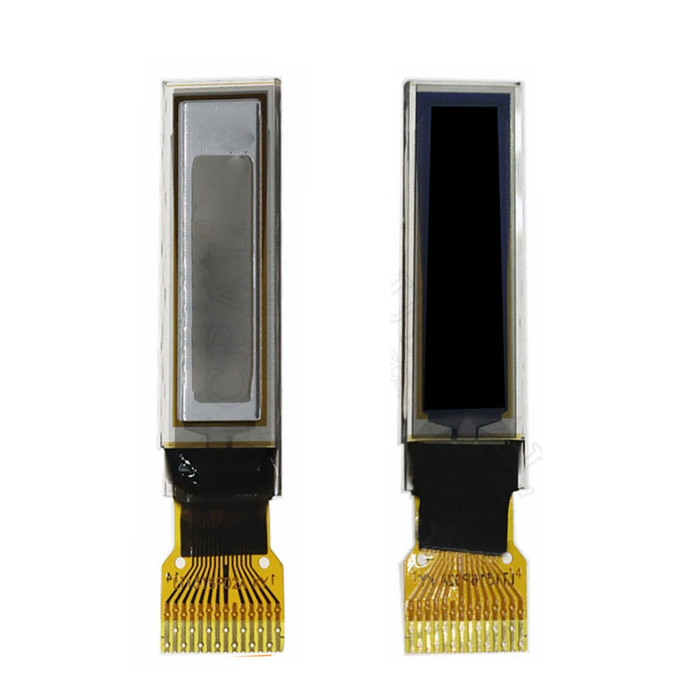 0.87 Inch OLED Display Modules Wristband Display 128*32 SSD1316 Driver I2C IIC Interface Electronic Communication Display 14PIN