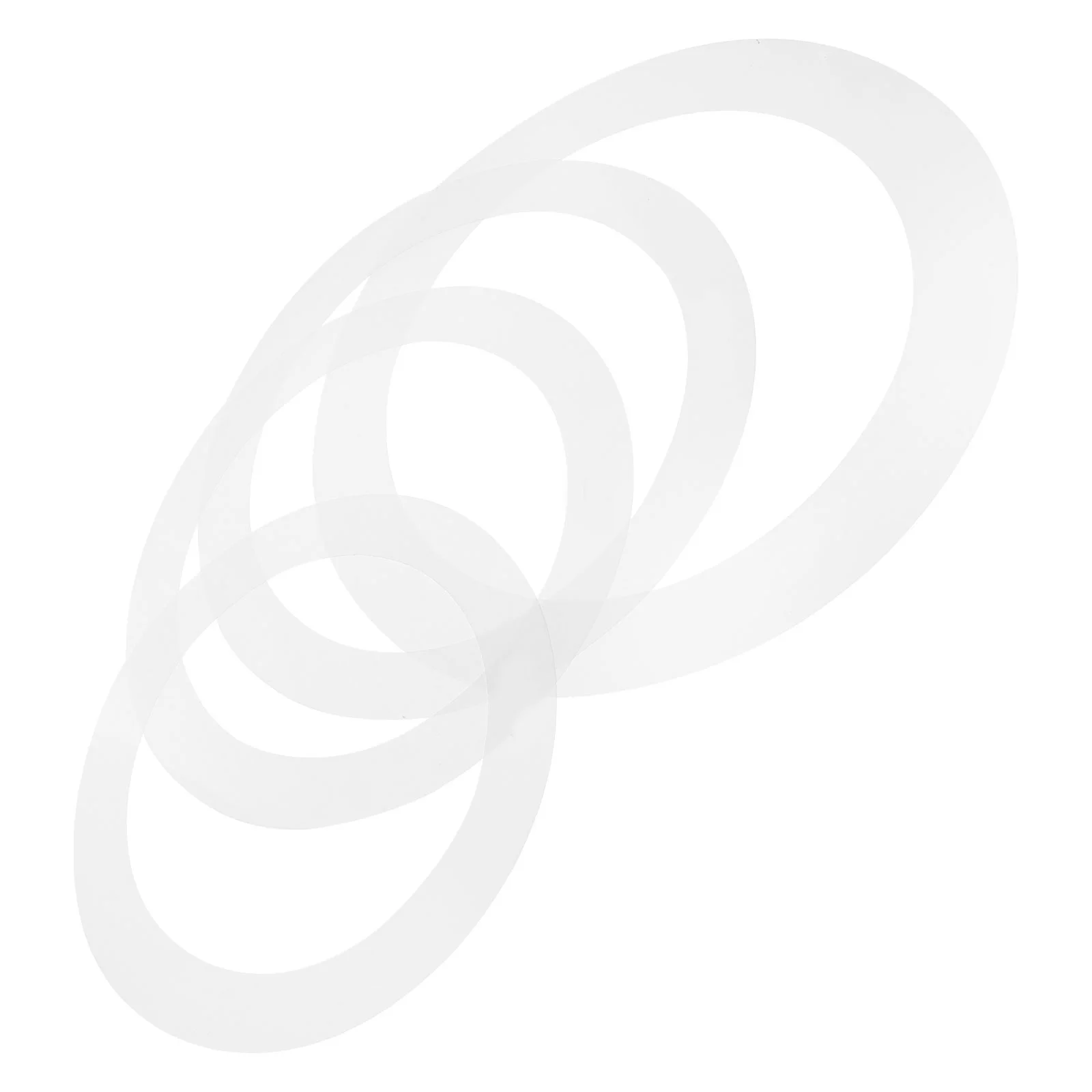 

4Pcs Drum Kit Mute Good Muffler Effect Weaken Overtone Improve Timbre Useful Accessory for Drum Practice