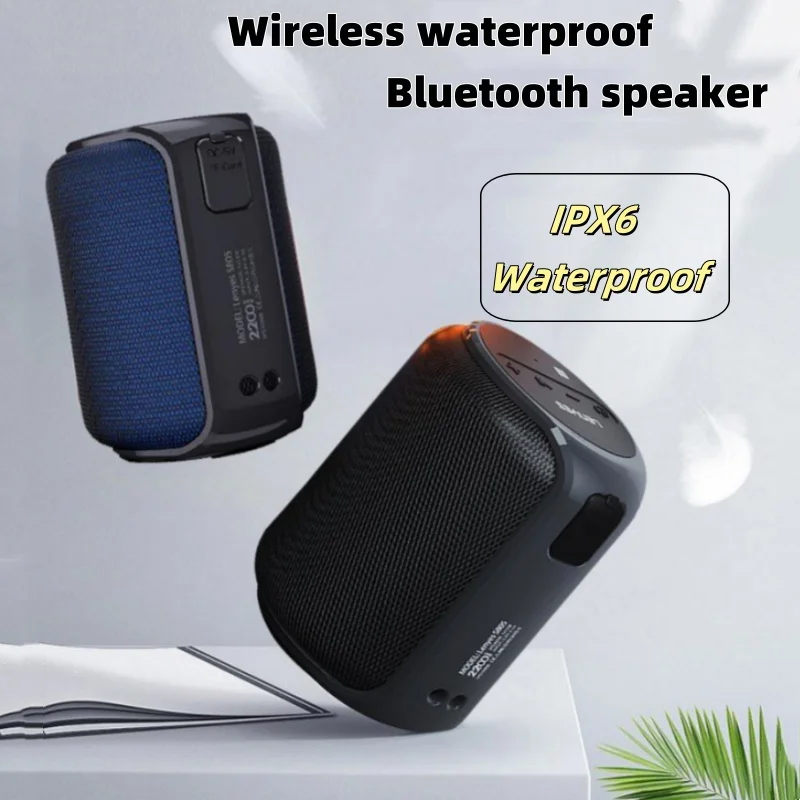 

High Power Wireless Bluetooth Speaker Outdoor Waterproof and Dustproof 360 Degree Surround Portable Subwoofer Stereo Sound Syste