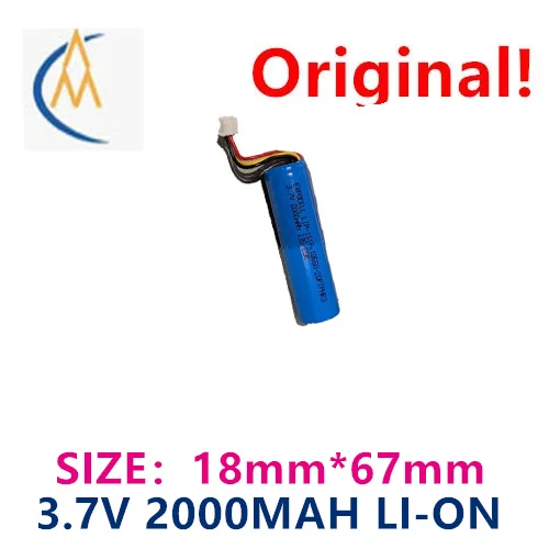 18650 Lithium Battery Pack with Sufficient Capacity, 2000mAh Floor Sweeping Machine, Electric Drill, Vacuum Cleaner, Juicer, 3.7