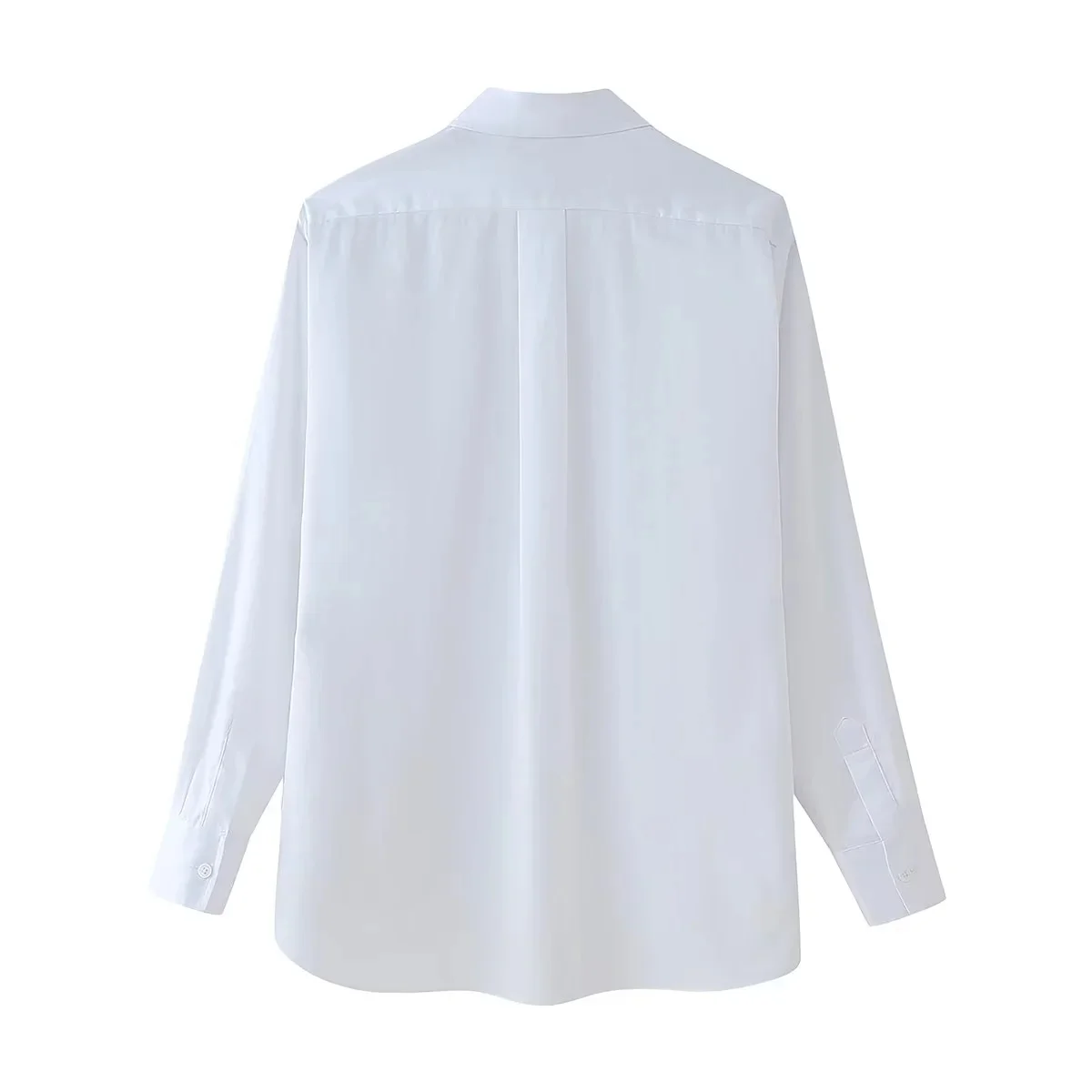 

ZBZA Summer New Women's Faion Design Commute Sle Jewelry Decorated irt Street Sle Long Sve Regular Length Polyeste...
