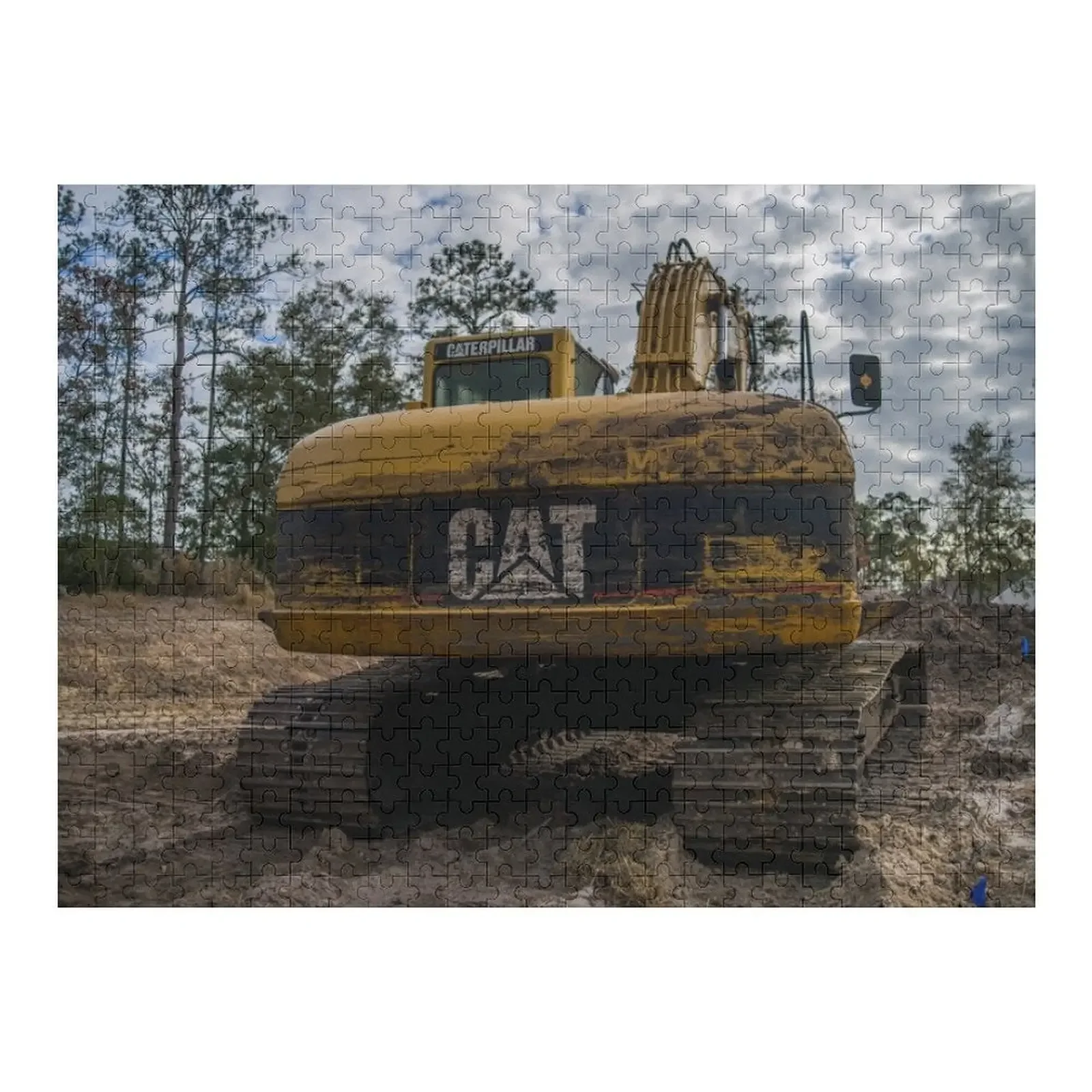 

Excavator Back Jigsaw Puzzle Custom Kids Toy Personalised Toys Puzzle