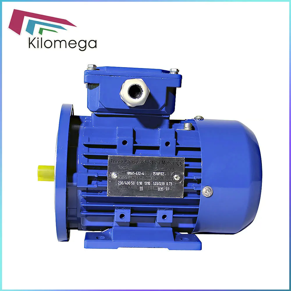 4 KW IE3 High efficiency three-phases asynchronous YE3 electric ac motor with slight vibration and low noise