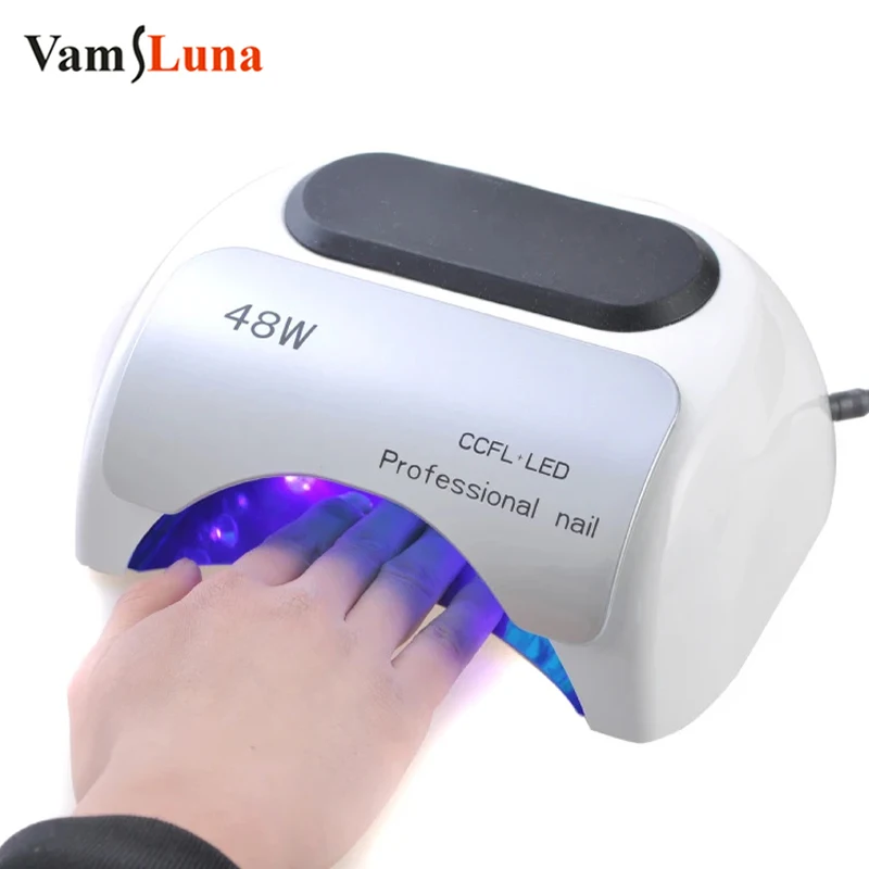 48W Ultraviolet LED Nail Lamp Professional Nail Dryer Gel Ultraviolet Nail Care Lamp 3 Gear Optional Nail Enhancement Tools