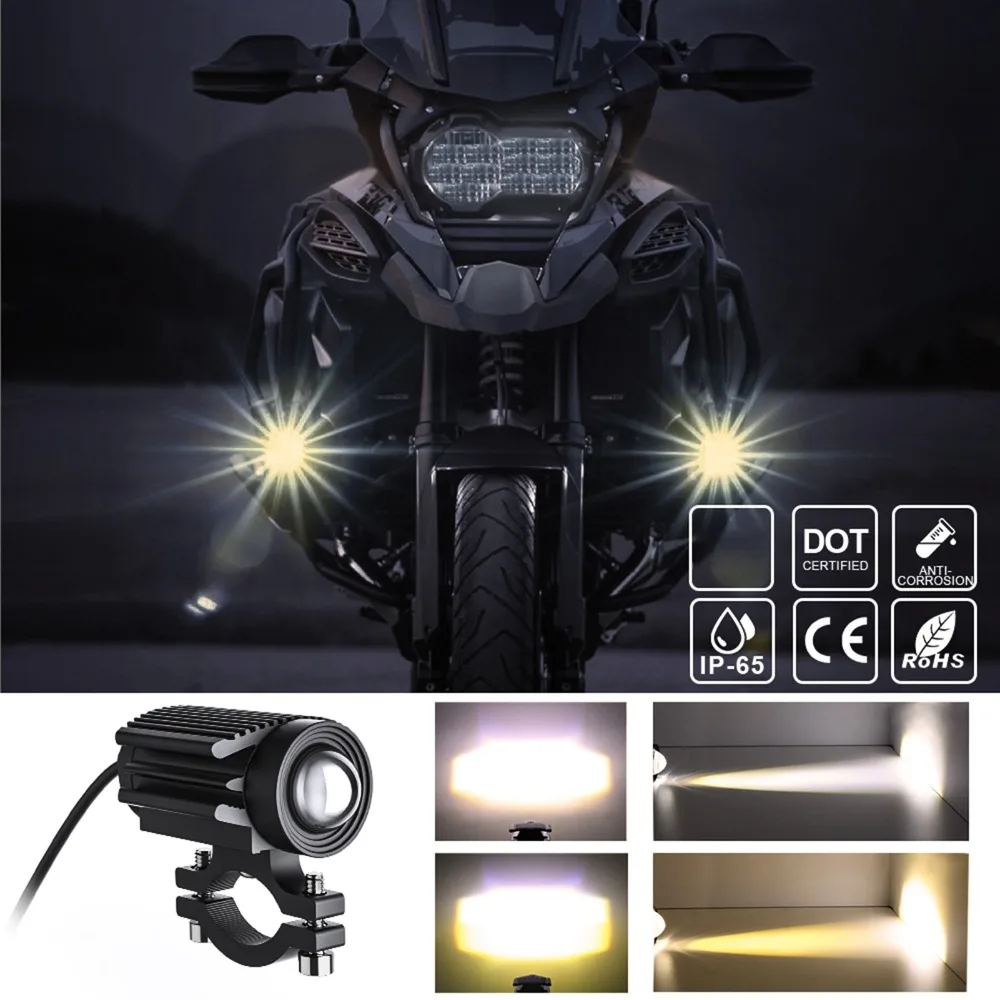 1/2pcs Universal Fit IP65 Waterproof LED Spotlight Aluminum Alloy Driving Lights LED Fog Lights ATV Lighting