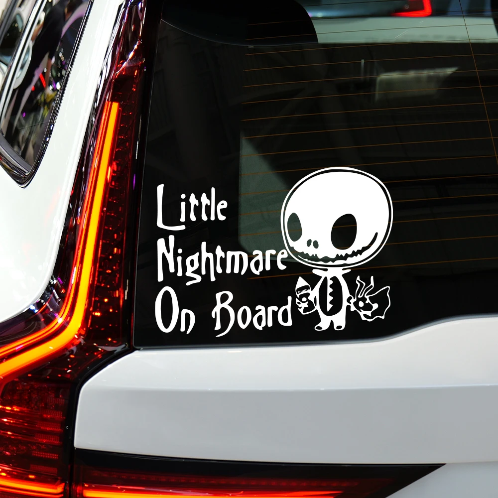 

Car Sticker Creative Funny Little Nightmare On Board Vinyl Decal Waterproof Universal Auto DIY Exterior Decoration Accessories