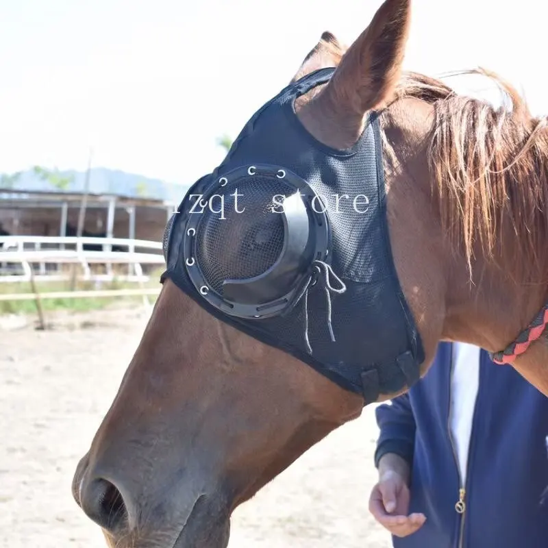 Horse racing blindfold, harness cover, windproof blindfold, speed racing blindfold with mesh blindfold, anti-trachoma cover