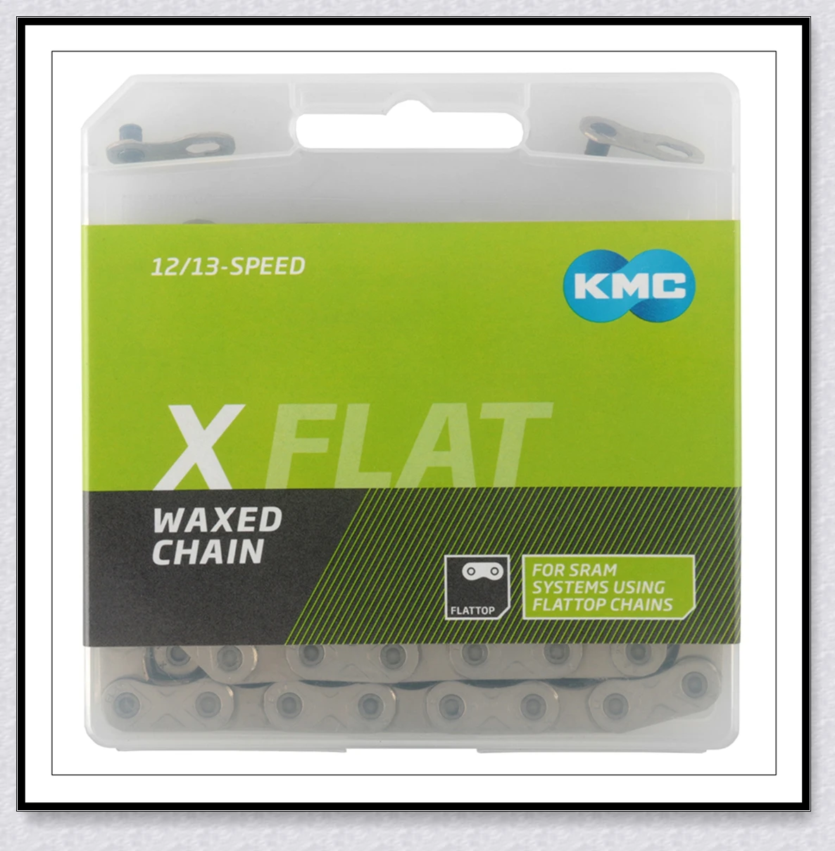 KMC X Flat 12S MTB-Kette Flattop Mountainbike-Ketten Gewachst Staub- und Ölbeständig Rennrad-Kette für SRAM RED 12V Reibungsarmes Schalten – Detail 16