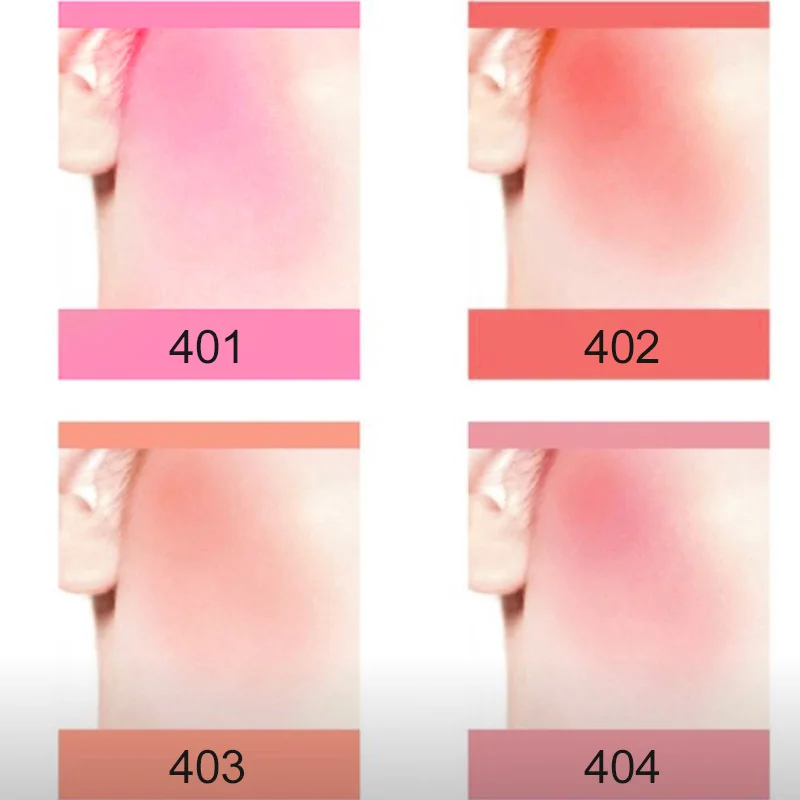 4色ブラッシャー チーク ルージュ シャイニー リキッドブラッシュ 防水 多用途 アイ＆リップ メイクアップ ブラッシュスティック エイビューティーツール 女性用