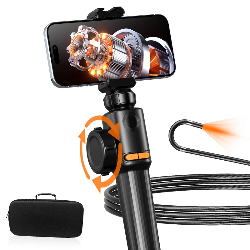 

Rotary car maintenance high definition camera visual cylinder turning