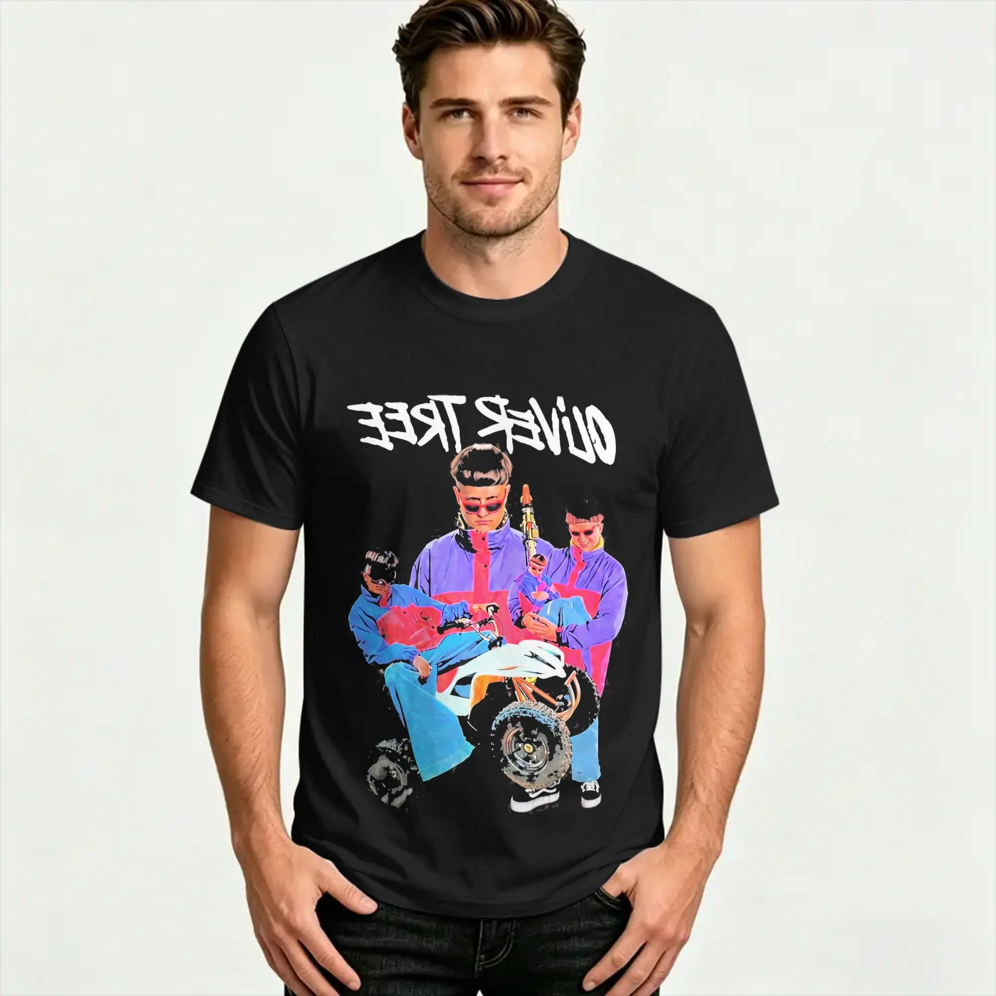 Rest In Peace Oliver Tree 1993-2026  T-Shirts  Pure Cotton Top Tees Summer Y2K Casual Short Sleeve T-Shirt O-Neck Printed Tshirt
