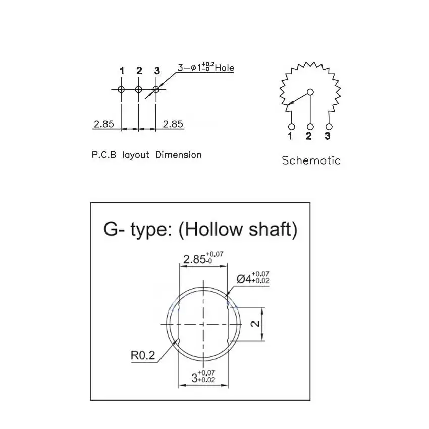 1-10Pcs For Automobile Air Conditioner Resistance Value 4.7K RD602B028A FP01-WDK02 Resistance Type Position Sensor
