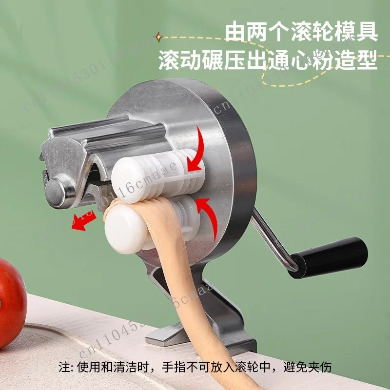 Manual noodle machine, northern Shaanxi hemp food machine, hand crank noodle sheet machine, noodle macaroni machine
