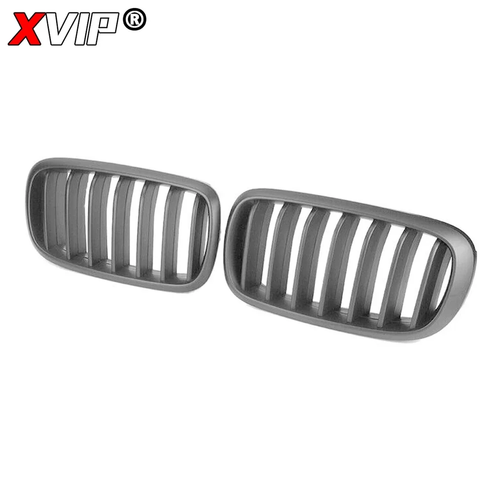 XVIP argento diamanti stile paraurti anteriore griglie renali per BMW X5 F15 X6 F16 2014-2019 X5M F85 X6M F86 griglia stile linea singola