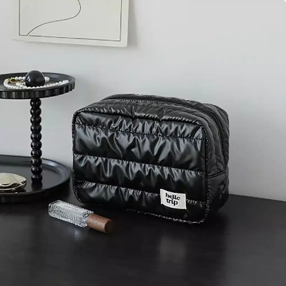 حقيبة مكياج عصرية ذات سعة كبيرة، متعددة الوظائف للتخزين، حقيبة أدوات الزينة المحمولة، حقيبة غسيل منظم للسفر