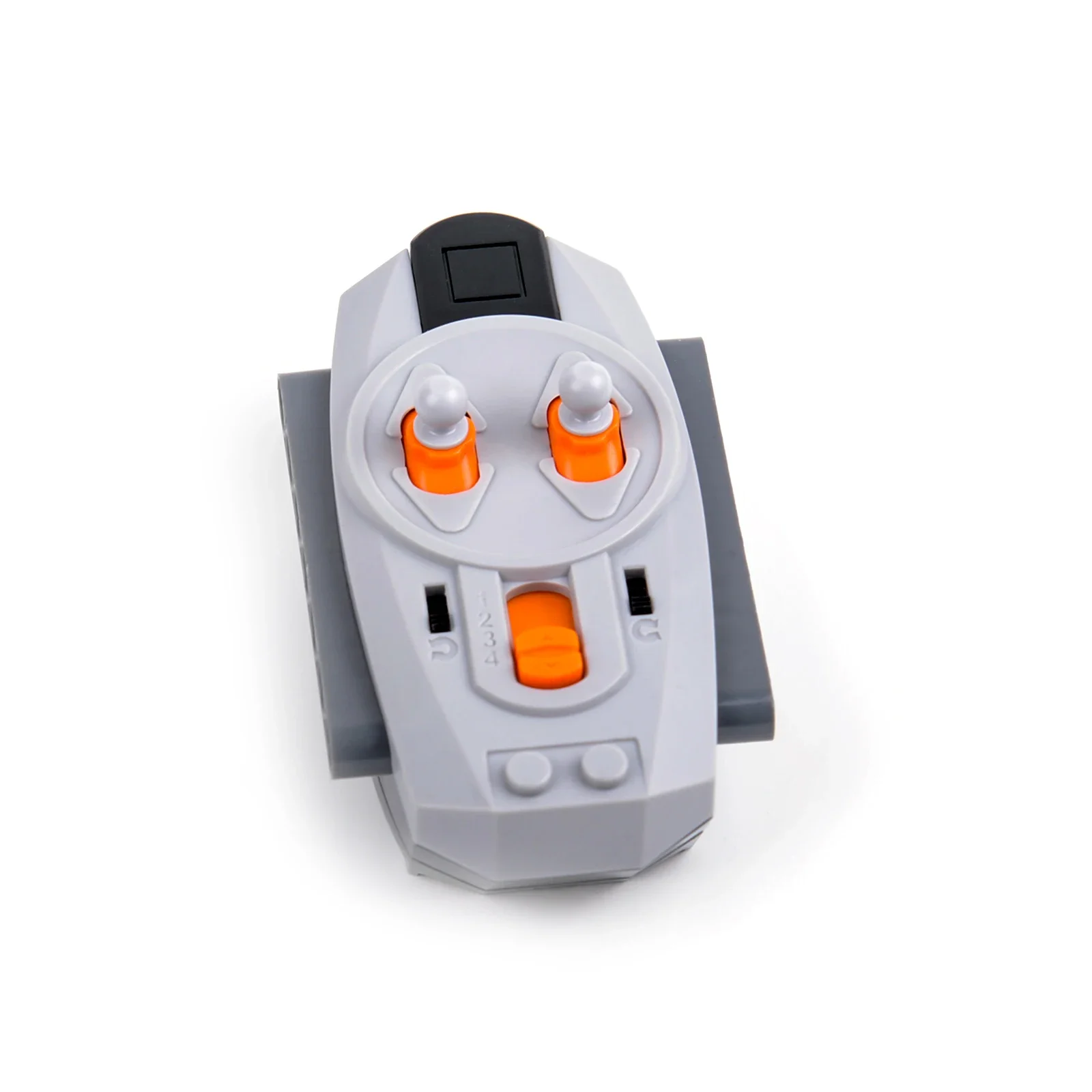 مجموعة أدوات التحكم عن بعد بالأشعة تحت الحمراء لنماذج السيارات/القطار ذاتية الصنع وحدة تحكم لاسلكية قابلة للتعديل + محرك استقبال Legoeds-طوب متوافق