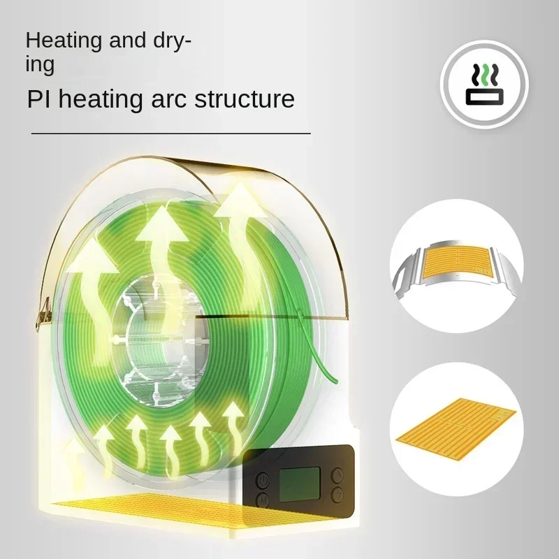 3D Printing Consumables Dryer Storage Box Heater Drying Box Storage Box 3D  Material Line PLA ABS PVA Nylon Carbon