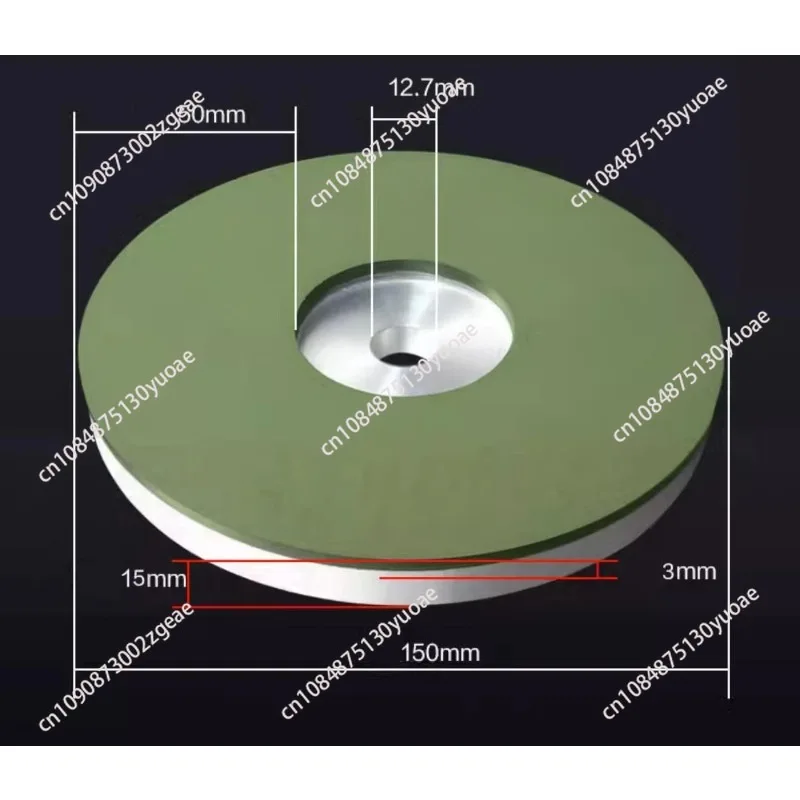 150MM Wet Dry Diamond Resin Bond Polishing Pad Disc for Glass Marble Granite Terrazo Jade Agate