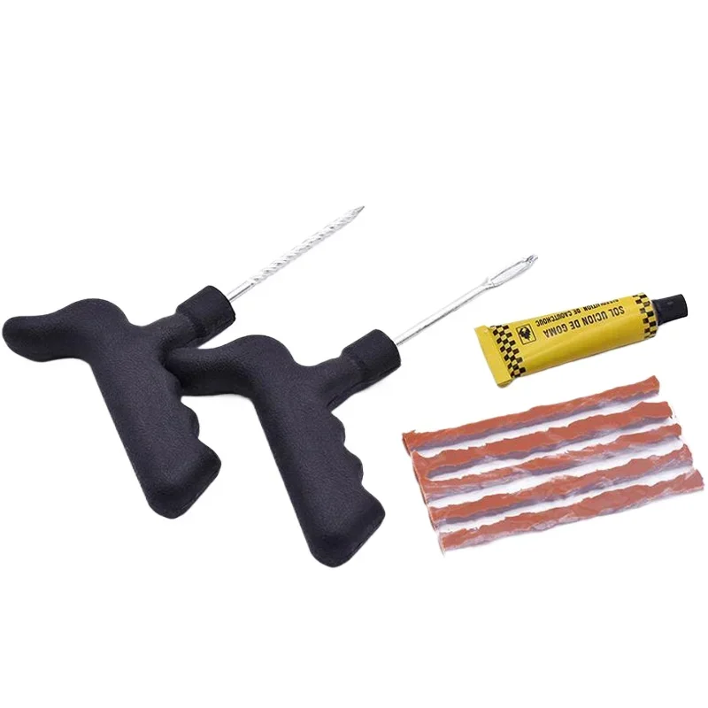 

1Automobile, motorcycle, electric vehicle tire repair tool set, rubber strip glue gun maintenance tool