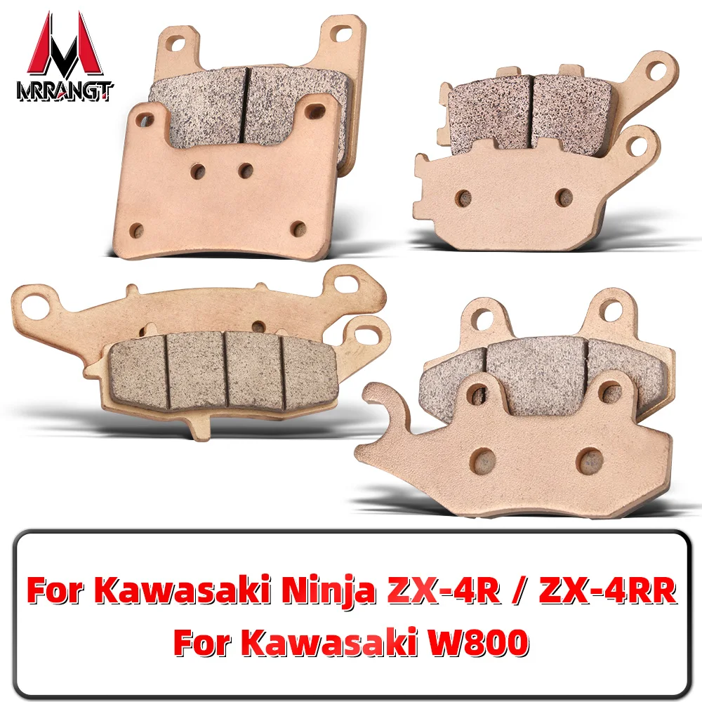 

MRRANGT Sintered Metal Brake Pads Kit For Kawasaki ZX4R ZX4RR 400cc Super Sport Bike W800 Retro Classic Motorcycle accessories