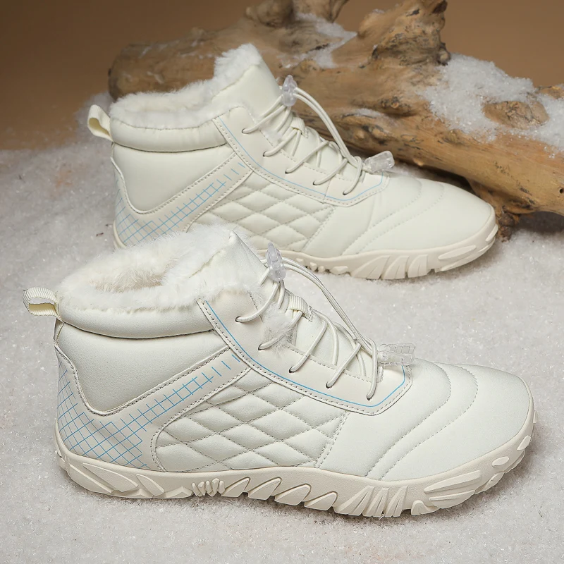 

Мужские теплые повседневные зимние ботинки на флисовой подкладке, удобная и теплая подкладка, зимняя нескользящая и износостойкая подошва