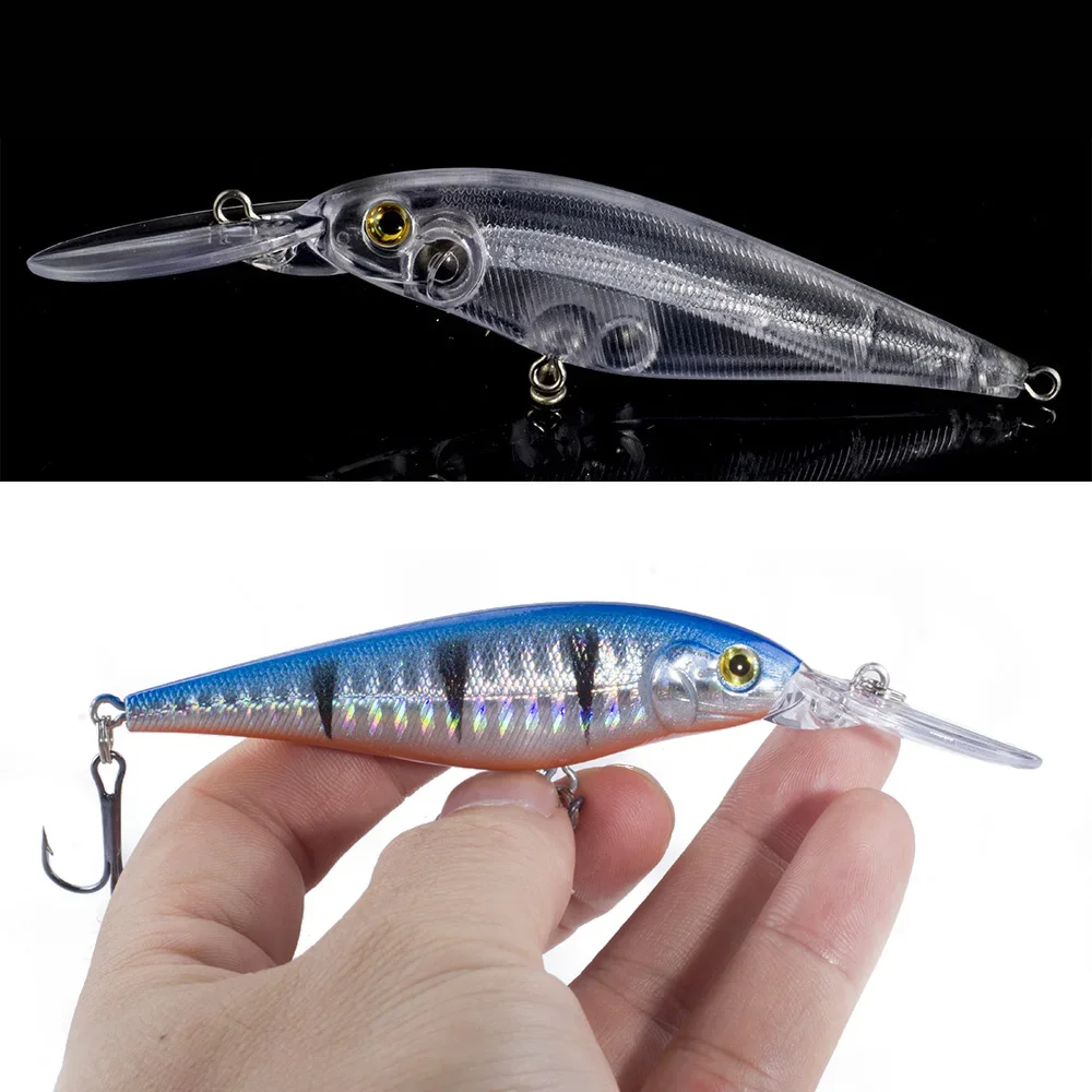 11cm 10.5g Hard Bait Minnow Streak Fishing Lures Bass Fresh Water Hook Diving Perch Wobbler Jerkbait