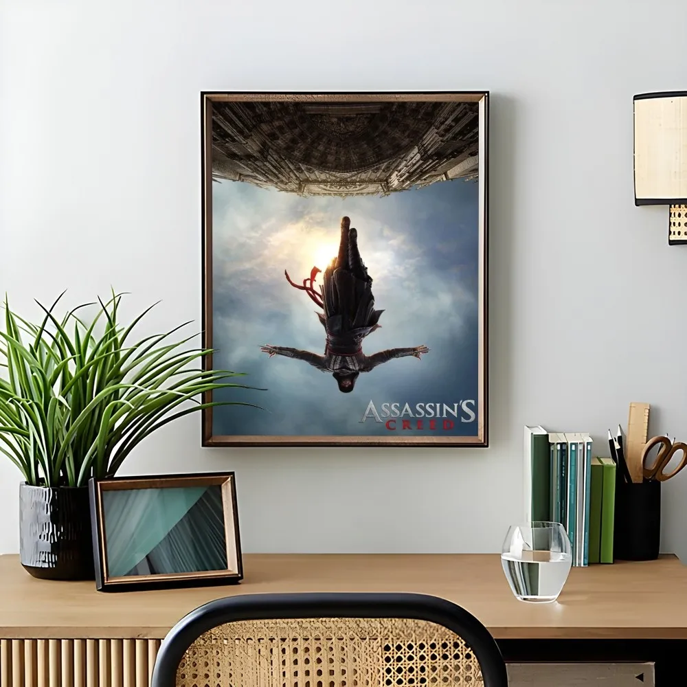 لعبة A-القتلة العقيدة ملصق جدار الطباعة مقاوم للماء غرفة الاستحمام ديكور غرفة نوم المنزل هدية #5