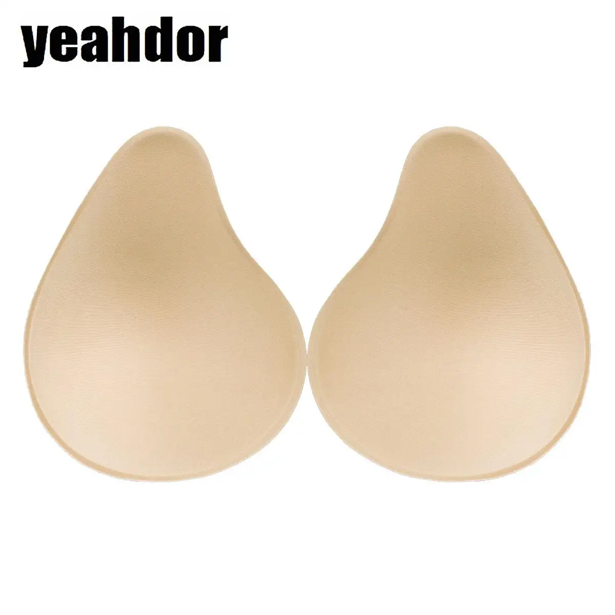 

1Pair Sponge Inserts In Bra Padded for Boobs Mastectomy Removable Push Up Breast Patch Pads Enhancer Women Intimates Accessories