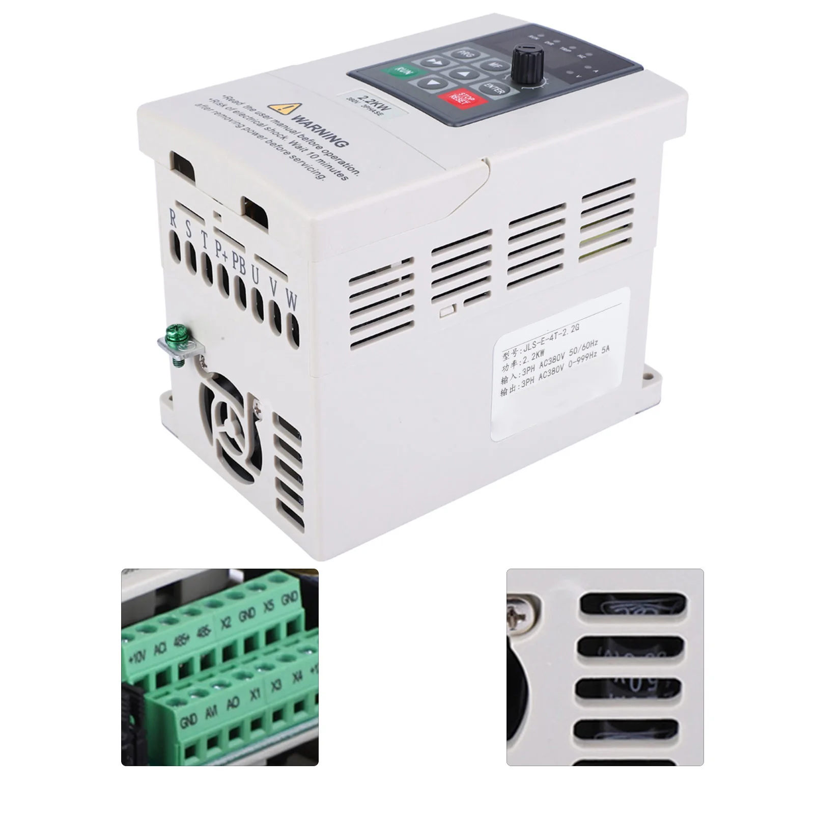Inverter 380V 2.2KW Inverter 380V 2.2KW VFD Variable Frequency Drive Inverter for Motor Speed Control 3-Phase Input Output